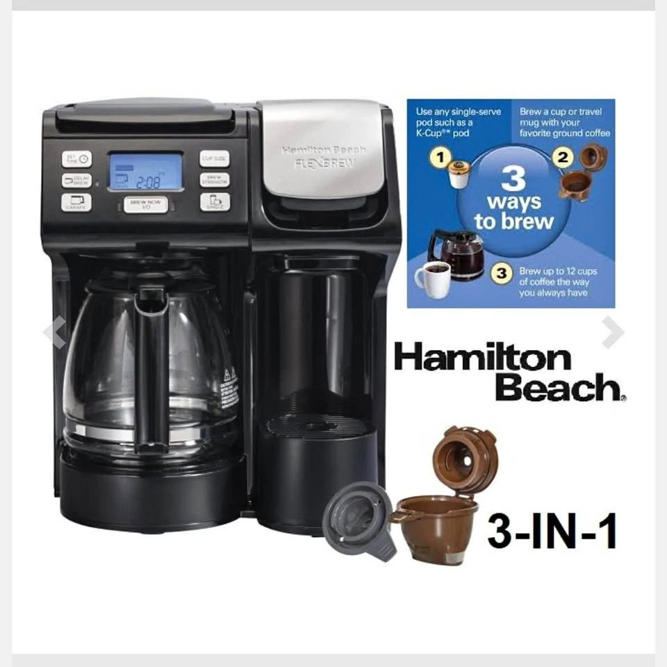 Hamilton Beach 3-in-1 FlexBrew Trio Coffee Maker