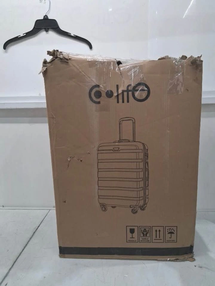 3PC COOLIFE SPINNER LUGGAGE SET - BLACK/BROWN - photo 2