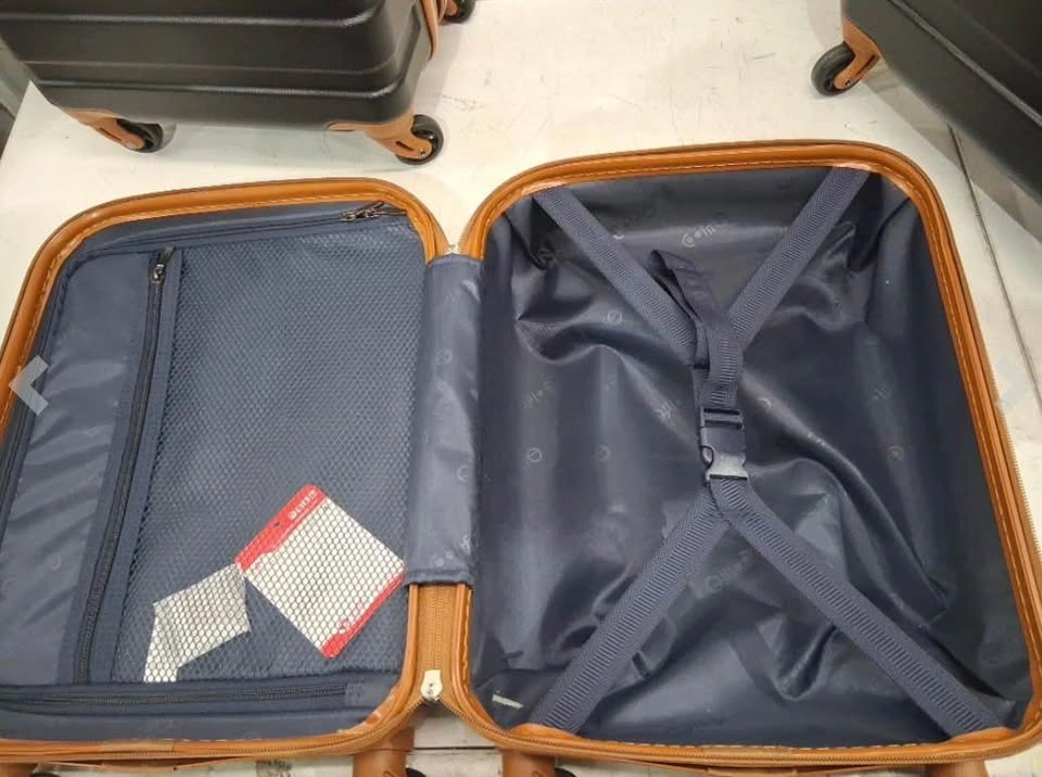 3PC COOLIFE SPINNER LUGGAGE SET - BLACK/BROWN - photo 5