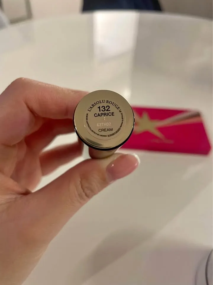Lancôme 132 caprice cream lipstick thumbnail