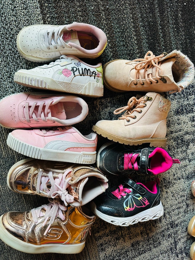 Girls Shoes Size 8T-10T - All for $40