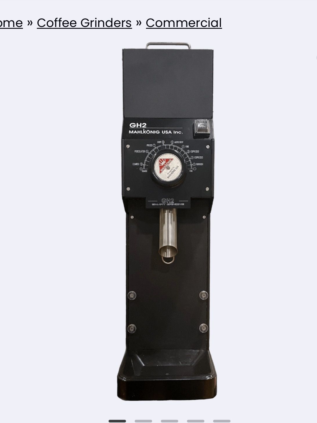 Mahlkonig GH2 All-Ground Shop Coffee Grinder
