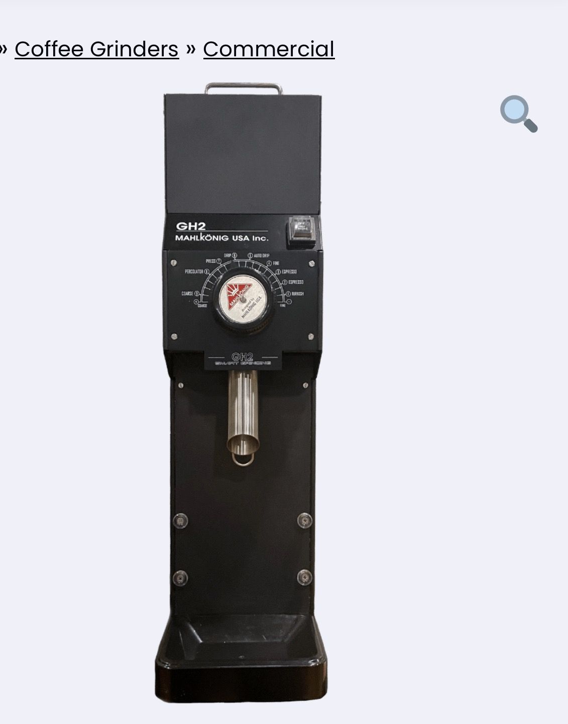 Mahlkonig GH2 All-Ground Shop Coffee Grinder - photo 3
