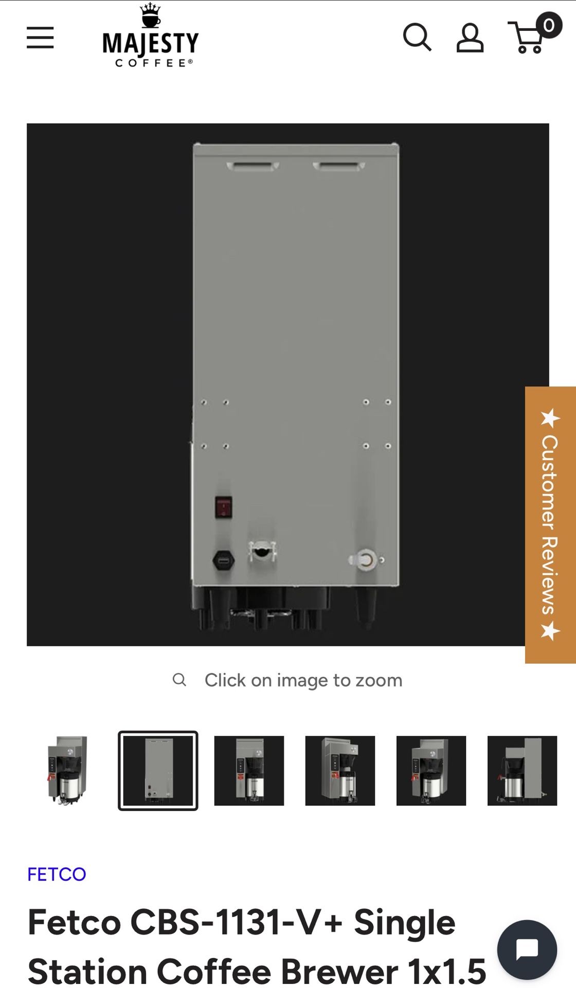 Fetco CBS-1131-V+ Coffee Brewer 1x1.5 kW/100-120V - photo 2