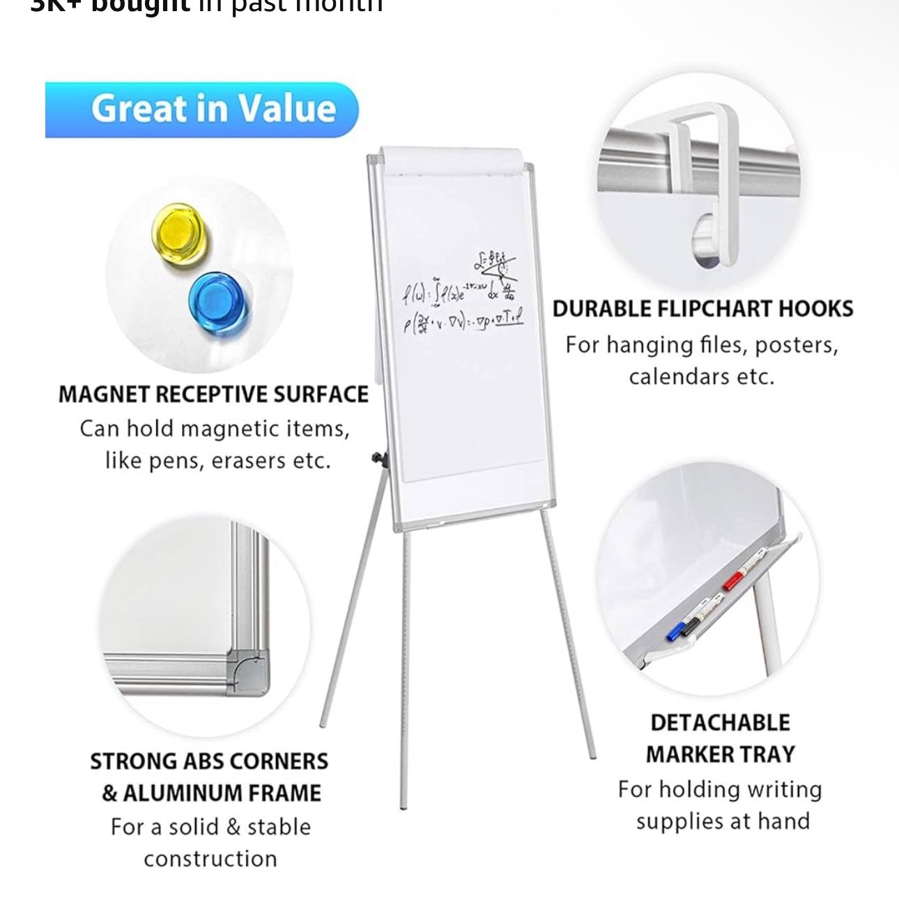 Maxtek Magnetic Whiteboard Easel 36x24 - photo 5