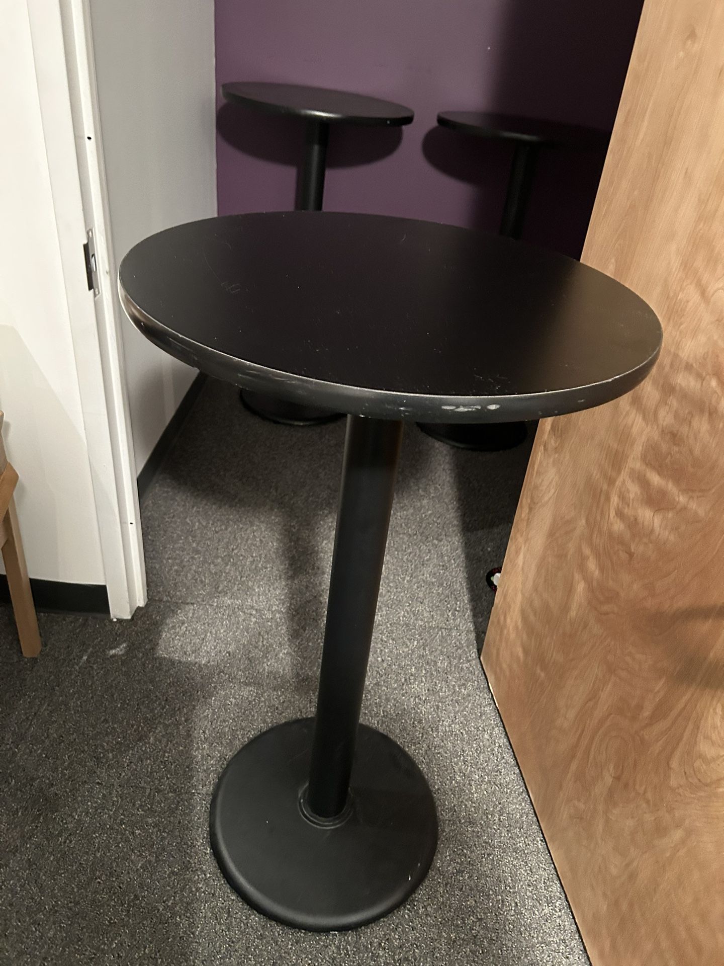 Black Pub Table