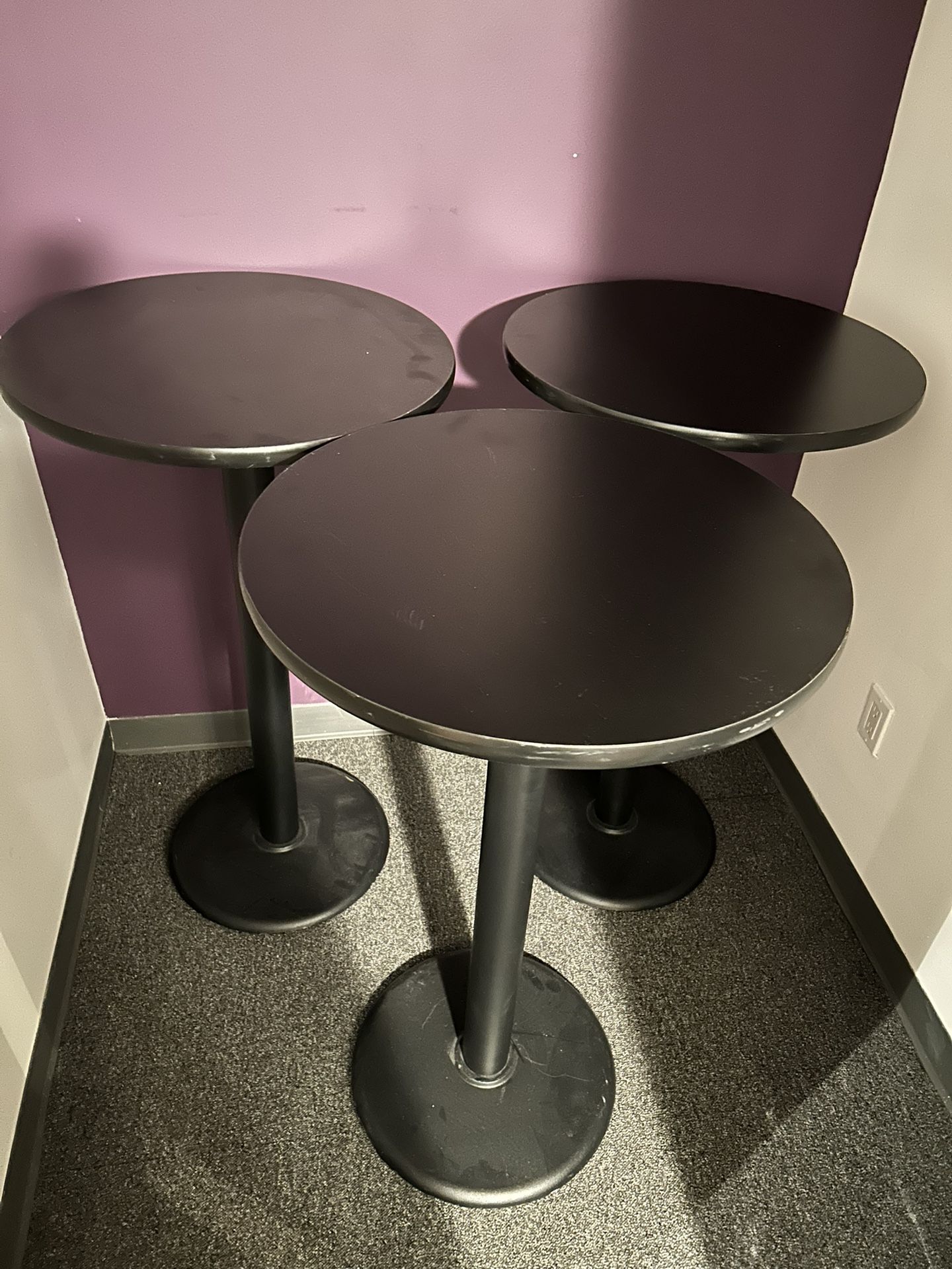 Black Pub Table - photo 2