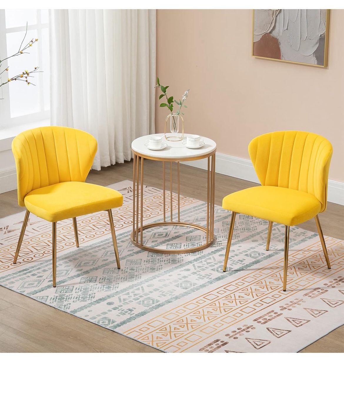 ANOUR Modern Dining Chairs - Set of 2