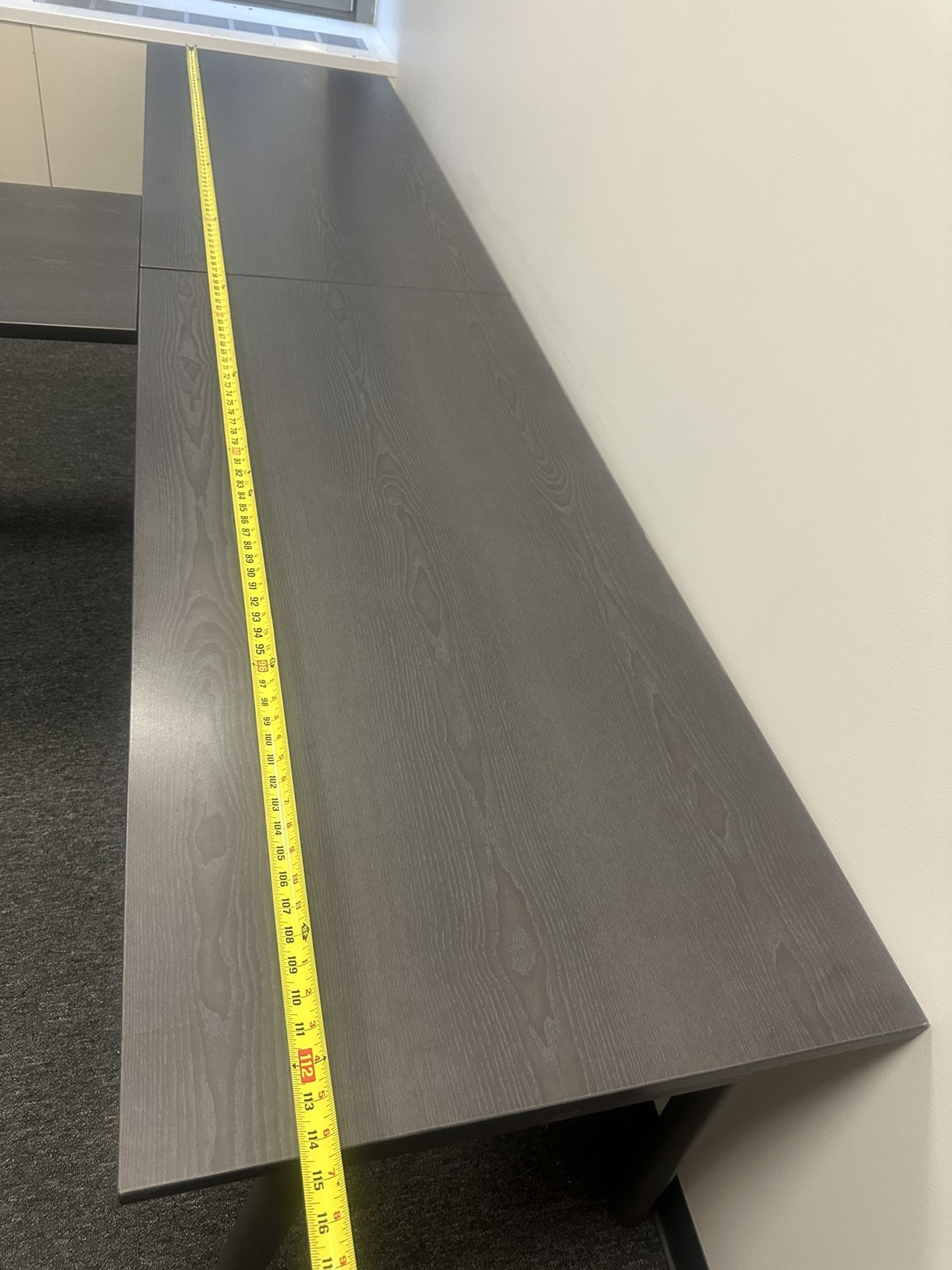 Poppin Double Desk With Return - photo 5