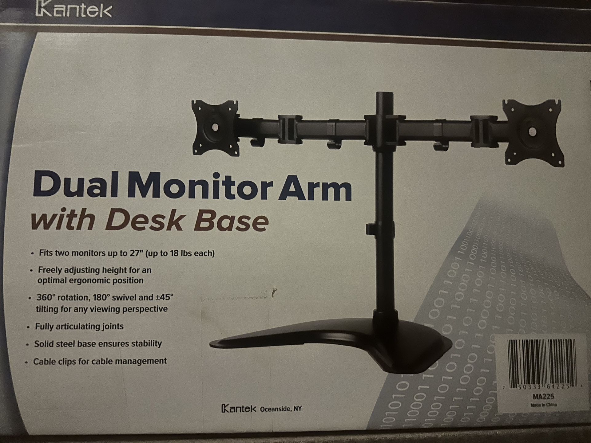 Kantek Dual Monitor Articulating Desktop Stand - photo 5