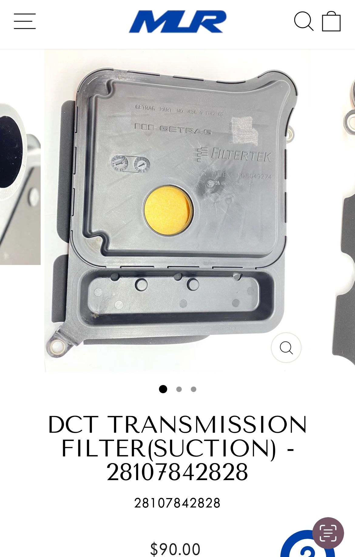 DCT Transmission Filter (Suction) - BMW M DCT - photo 2