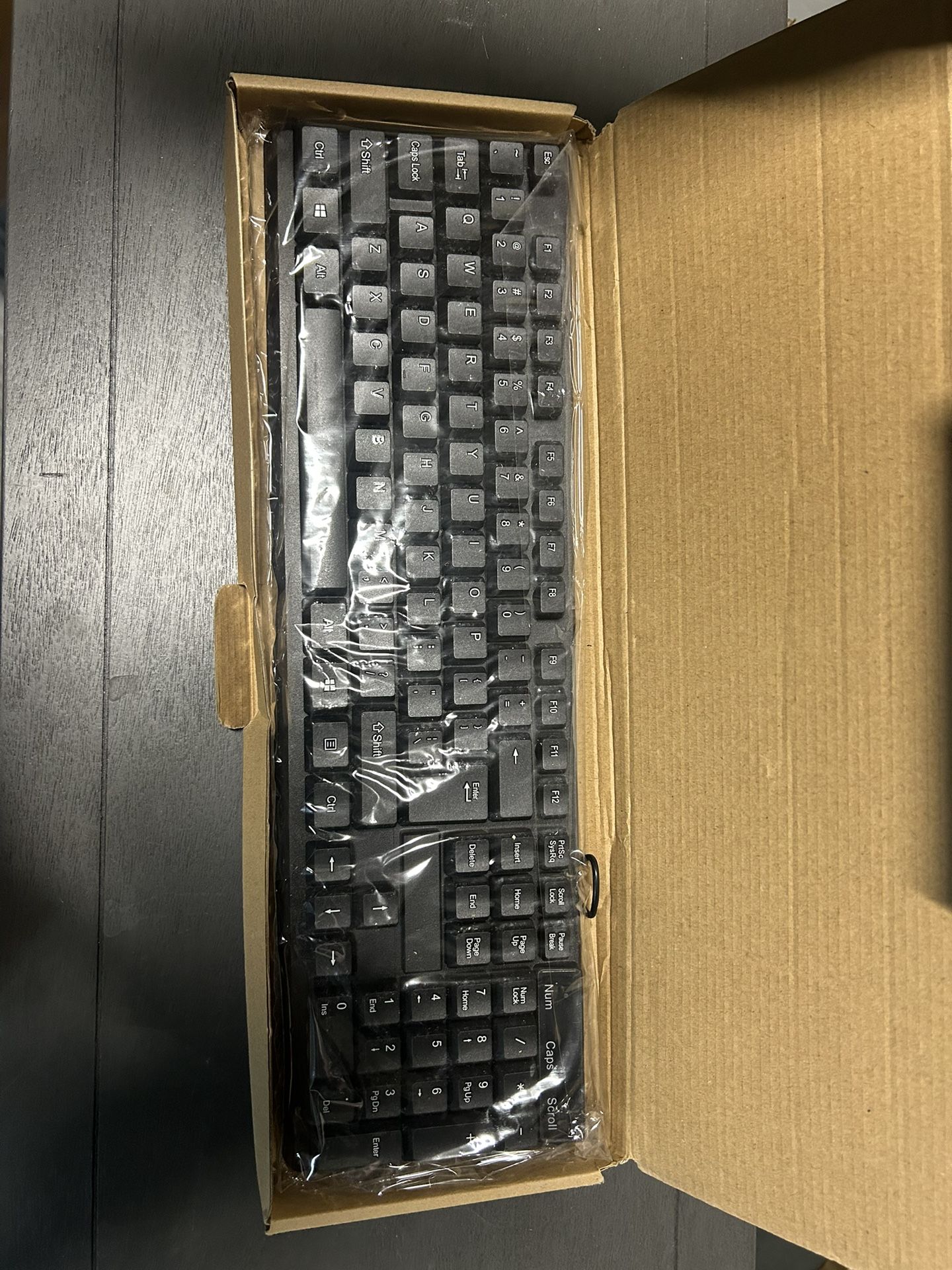 iMicro KB-US9813 104-Key Wired USB Keyboard (English)