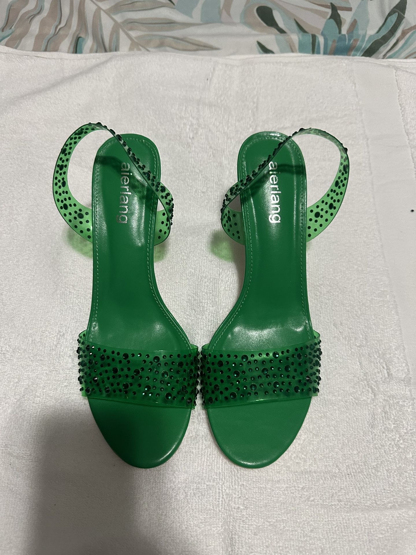 Women's Rhinestone Stiletto Heels - Size 9 - photo 4
