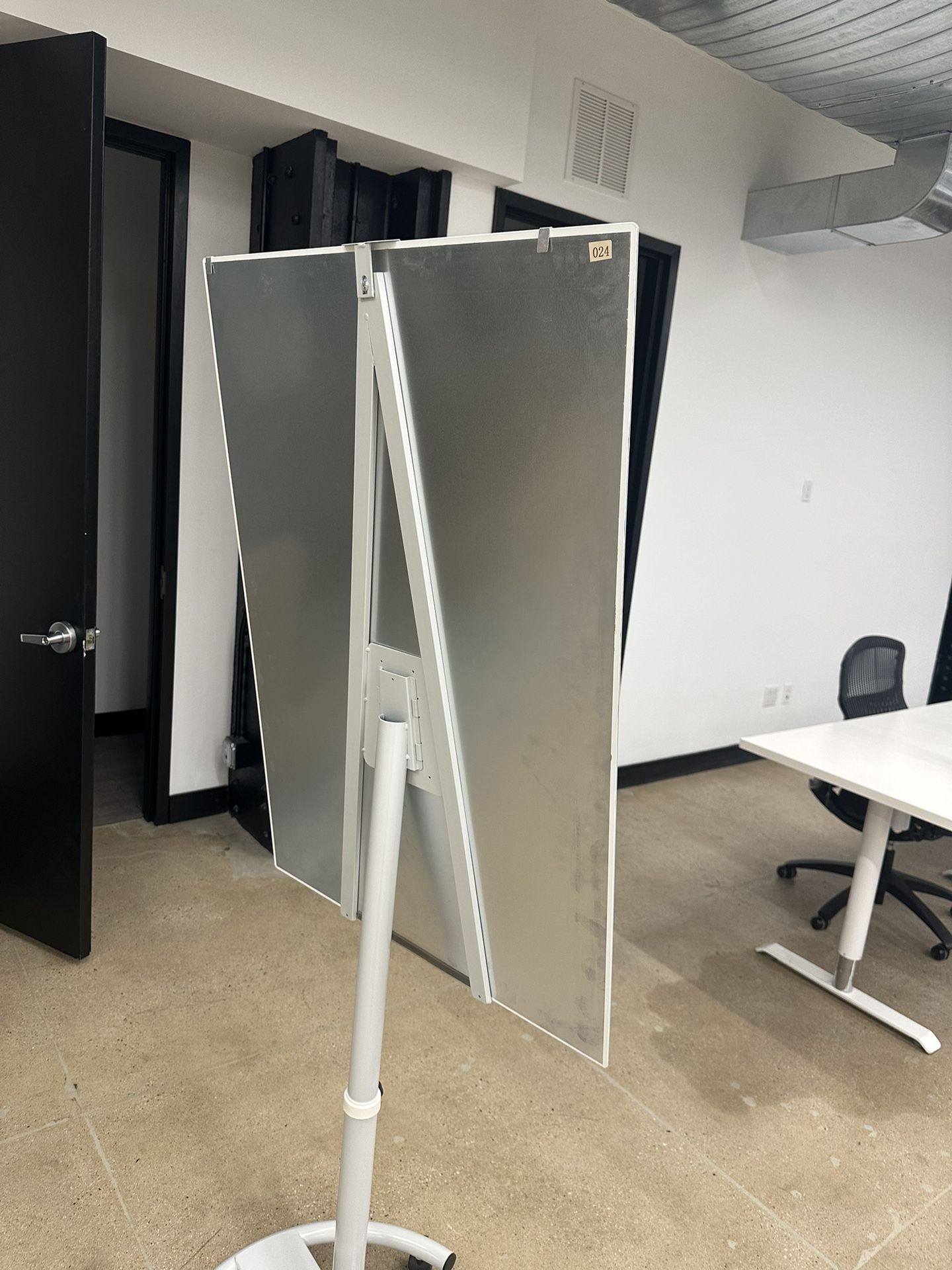 Rolling White Board Dry Erase, 36" x 24" with Stand - photo 5