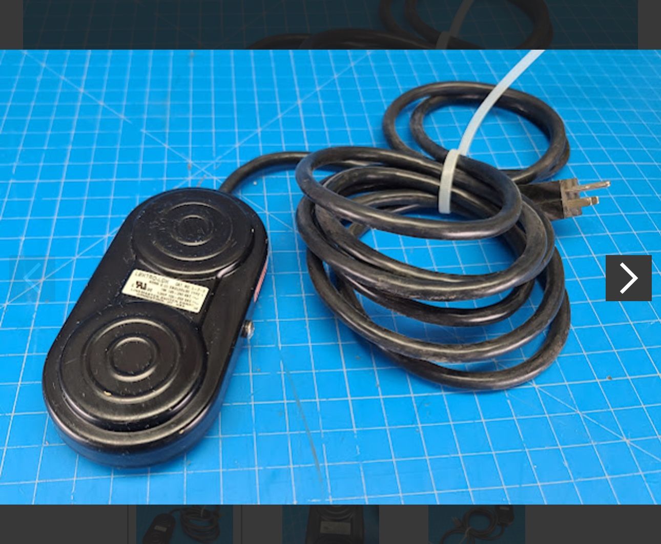 Linemaster Lektro-Lok 10A 125-250 VAC Foot Switch L-2-S