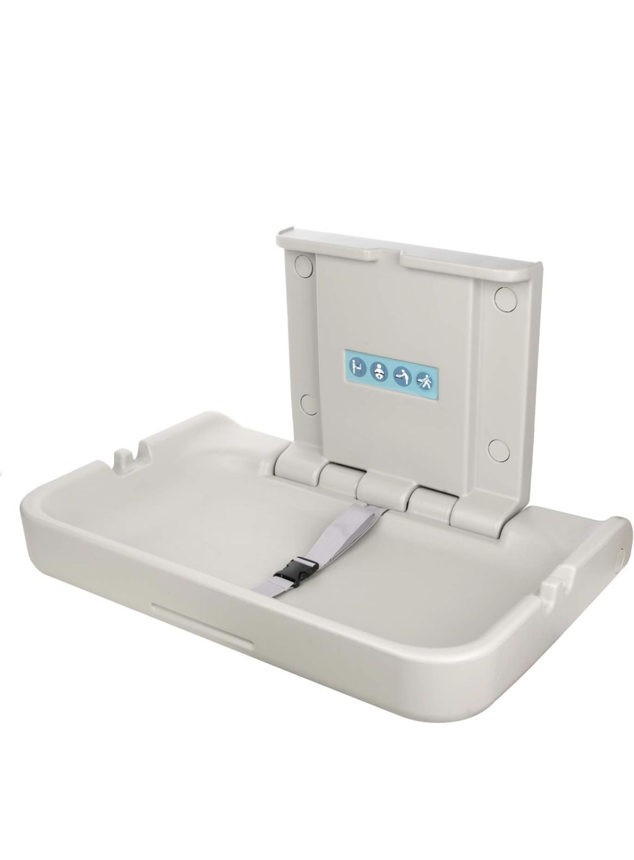 Fold Down Baby Changing Station (2 White Granite)