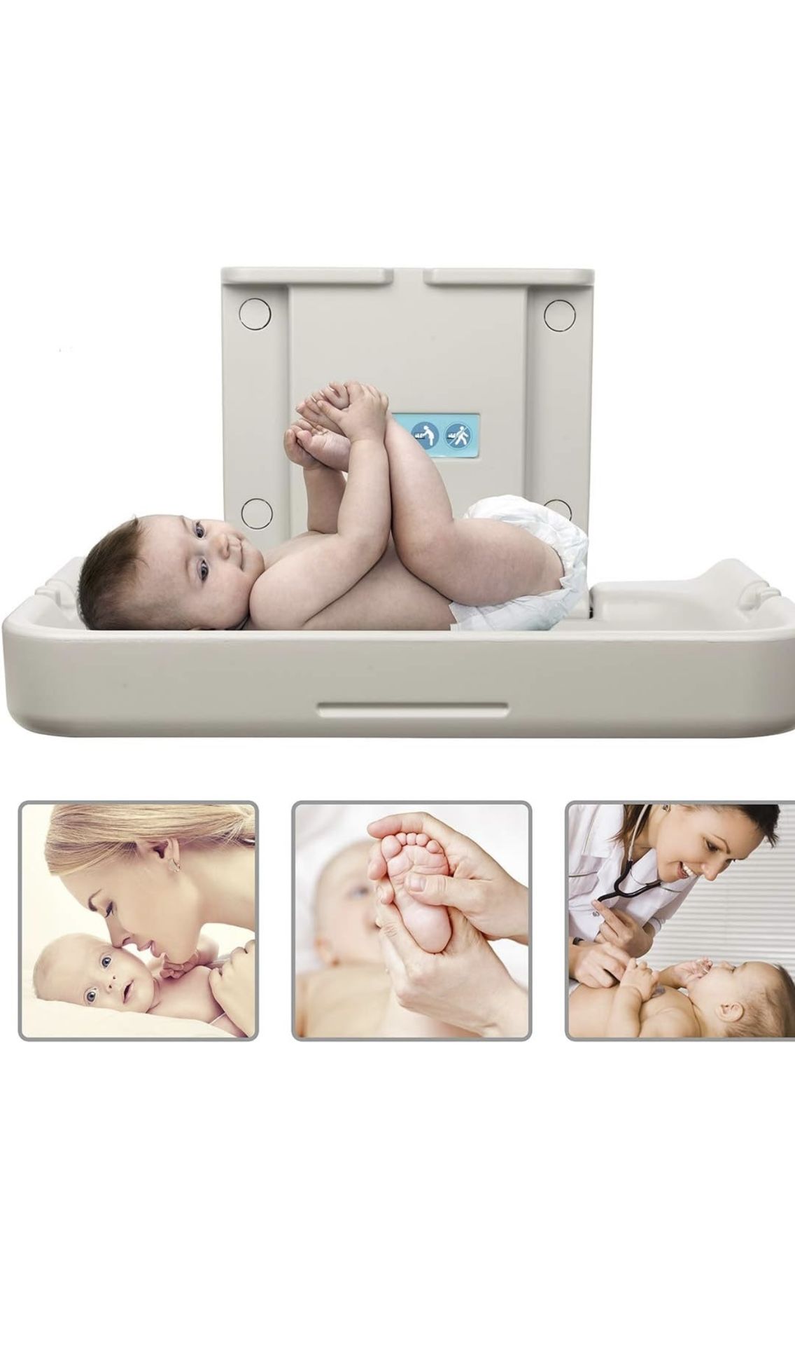 Fold Down Baby Changing Station (2 White Granite) - photo 3
