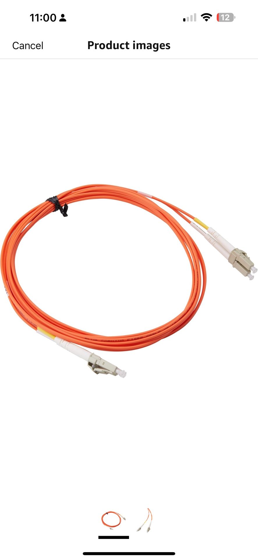 Belkin 3M Fiber LC/LC 62.5/125 Duplex TAA Cable