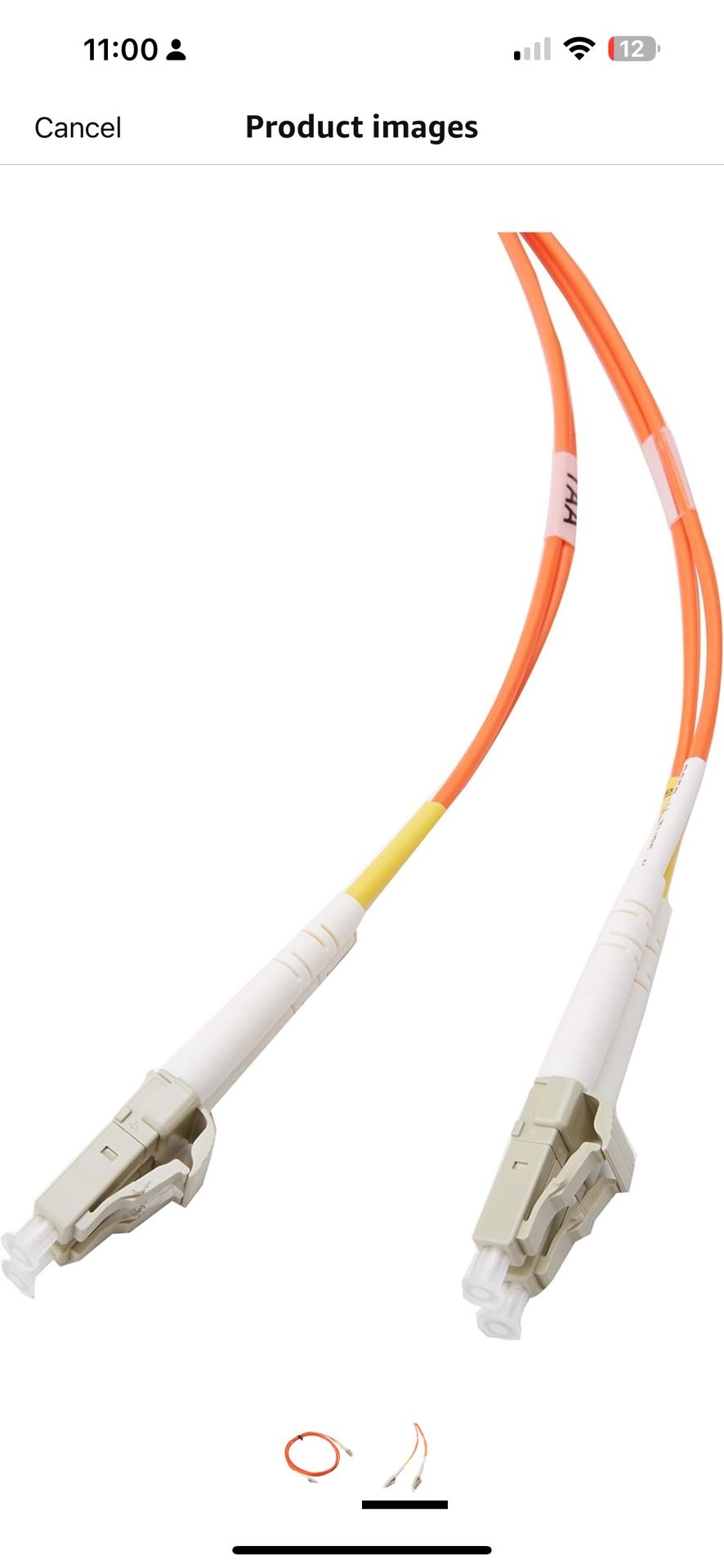 Belkin 3M Fiber LC/LC 62.5/125 Duplex TAA Cable - photo 2
