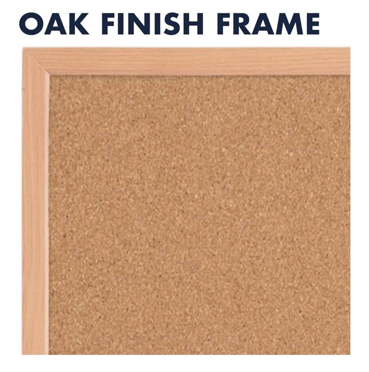 Quartet Cork Board Bulletin Board, 23" x 35" Framed - photo 2