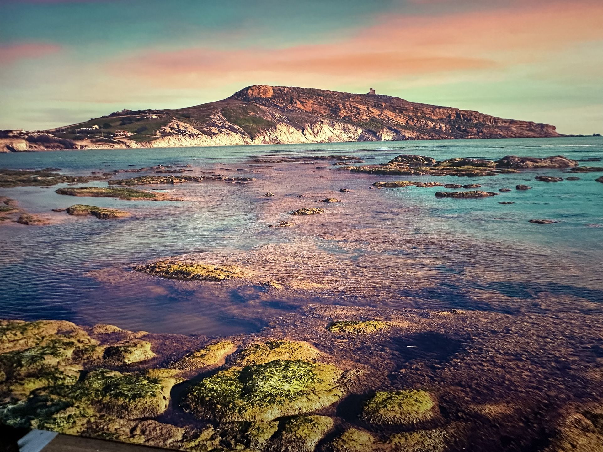 Giallonardo Beach Colorful Sunset Seashore Photo Canvas Print - photo 5