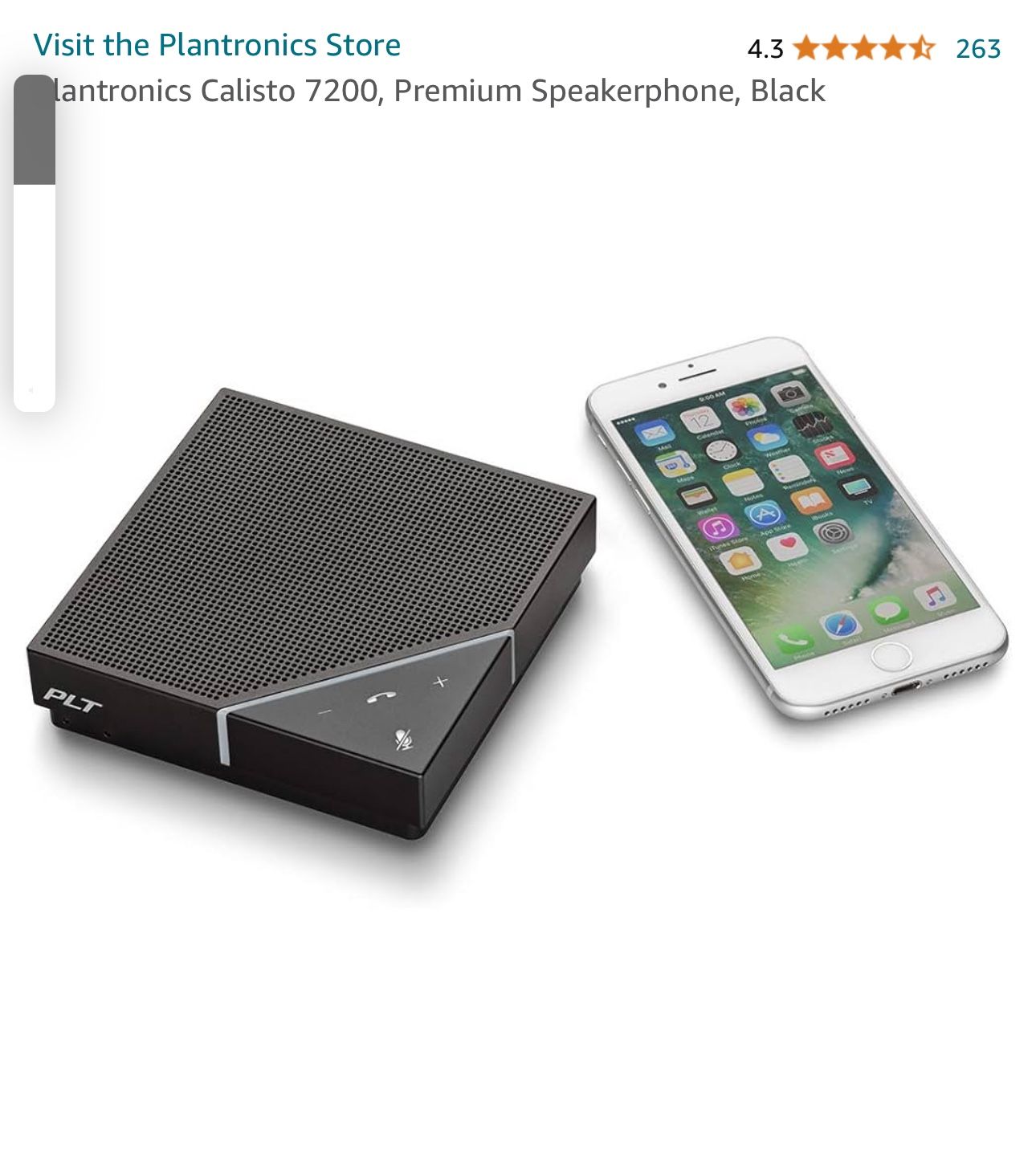 Plantronics Calisto 7200 Premium Speakerphone - photo 2