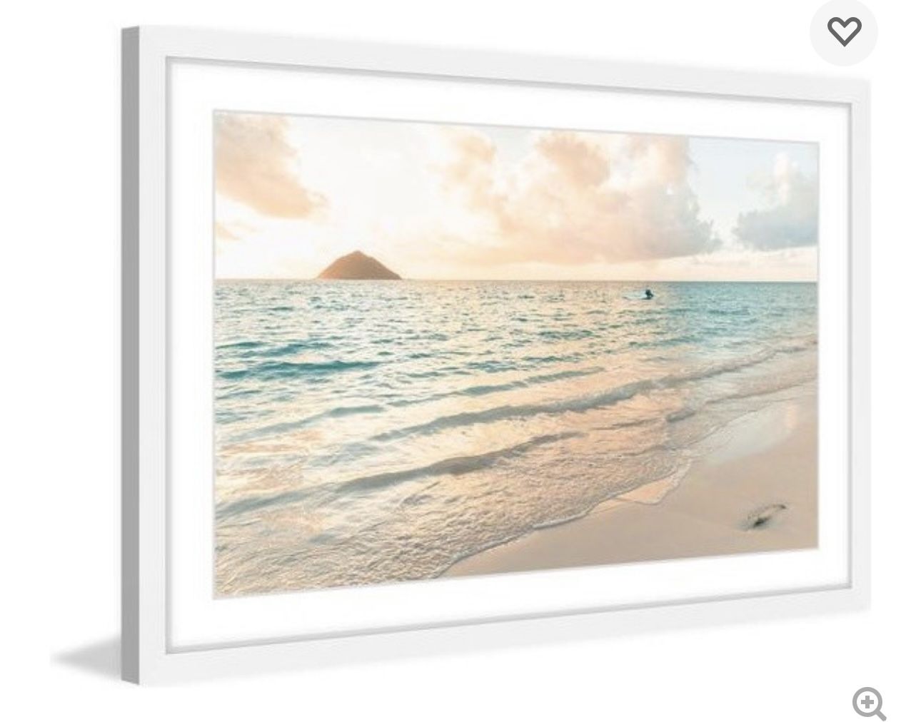 "Fluffy Rises" Framed Painting Print, 18"x12" - photo 5