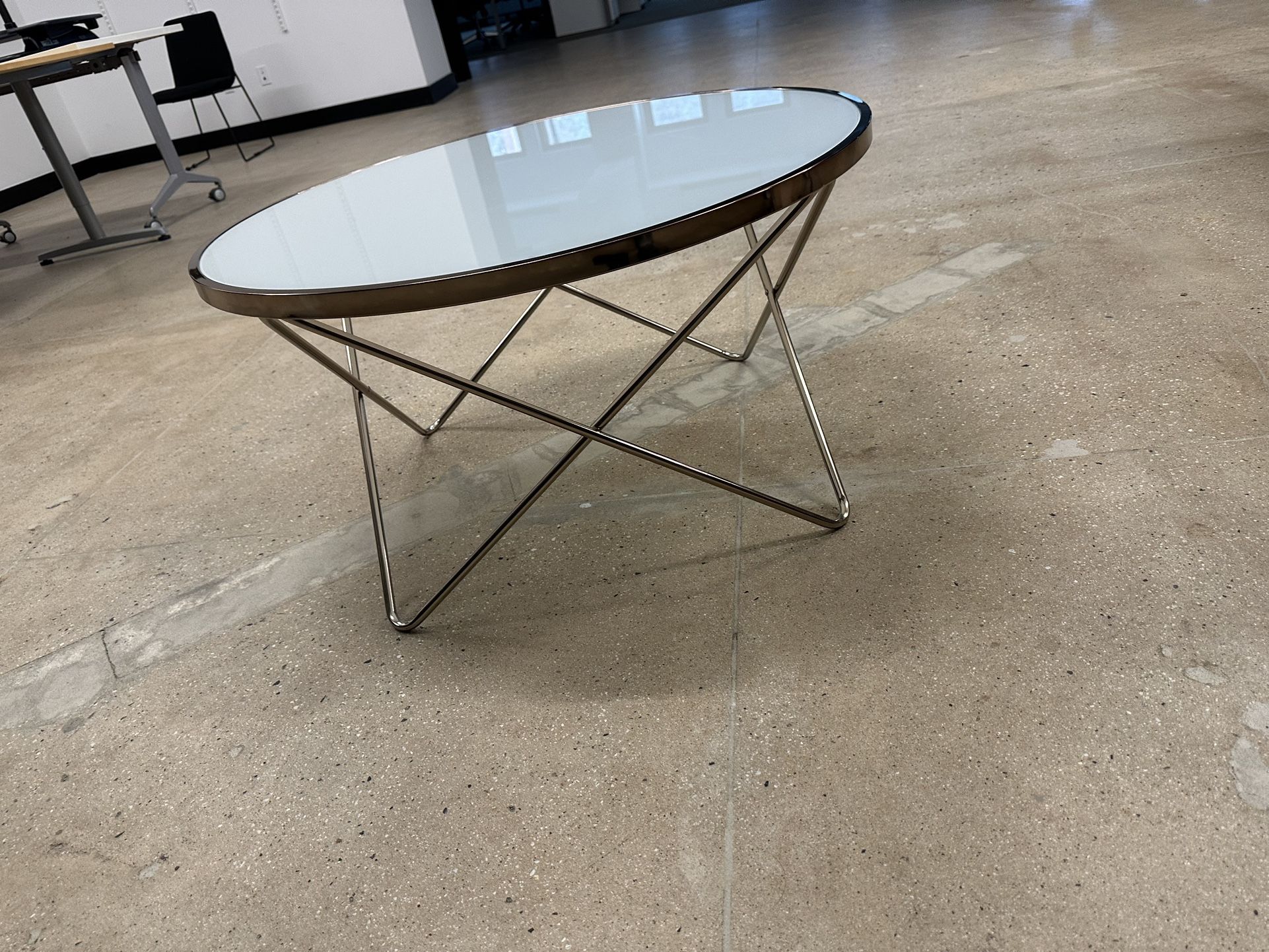 Stainless Steel Glass Table - photo 4