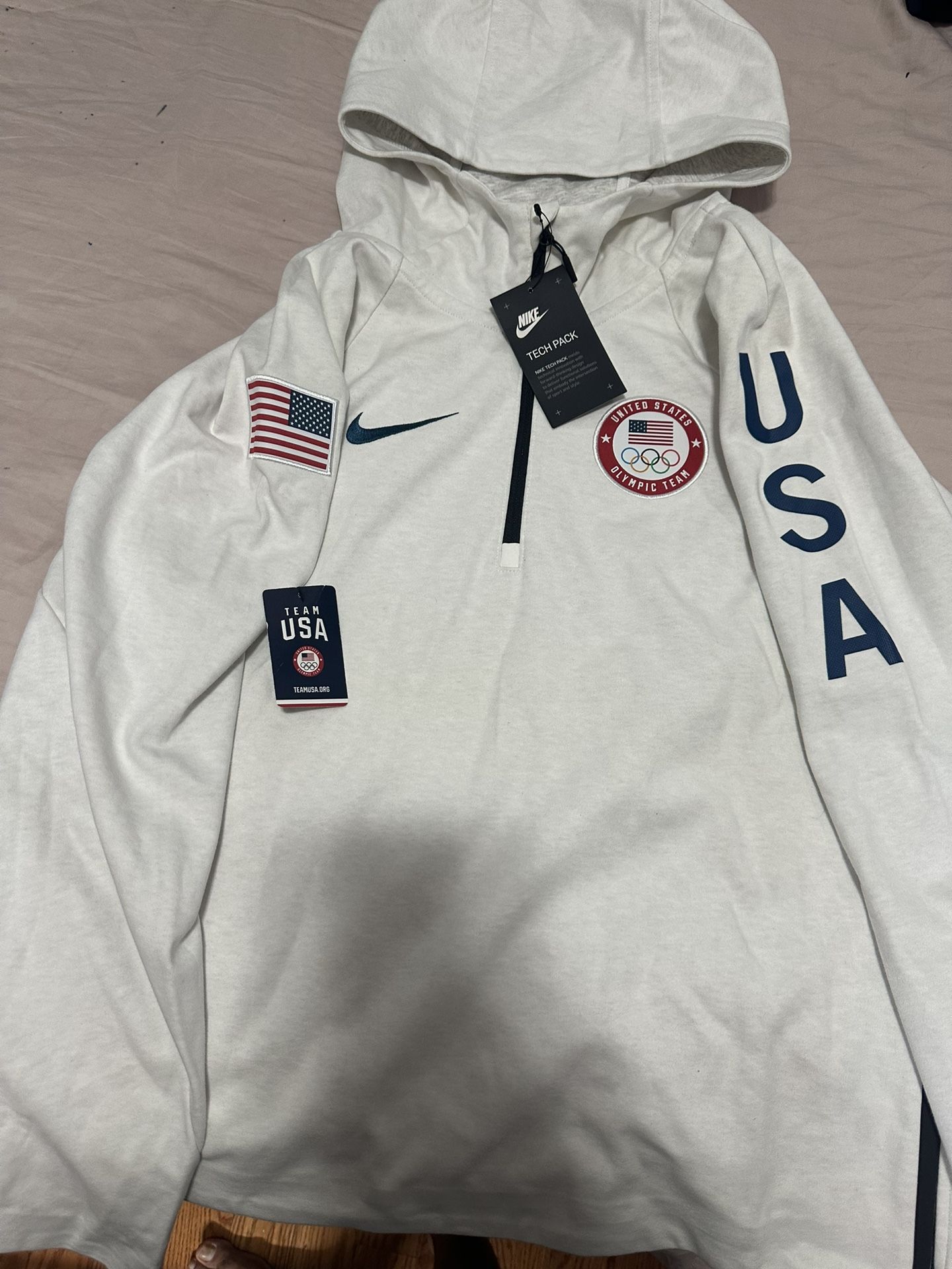 Nike Team USA Olympic Tech Fleece Hoodie Sz S - photo 2