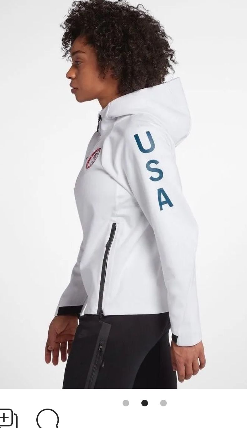 Nike Team USA Olympic Tech Fleece Hoodie Sz S - photo 3