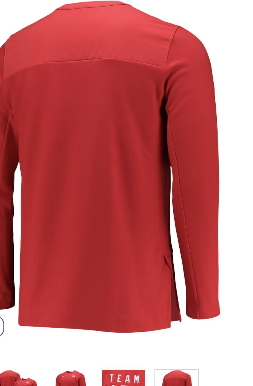 Men's Nike Navy Team USA Half-Zip Performance Jacket - photo 4