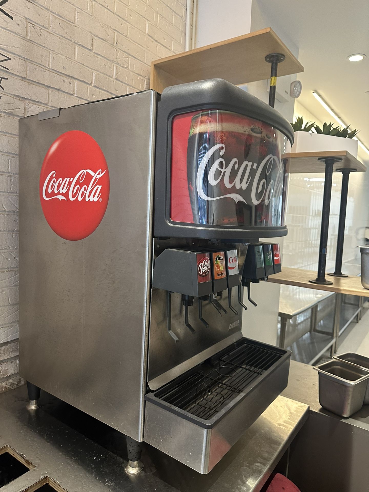 ICE-BEV DISPENSER 22" 6 LEV SELF SERVE LEVER VALVES FRONT SODA L - photo 2