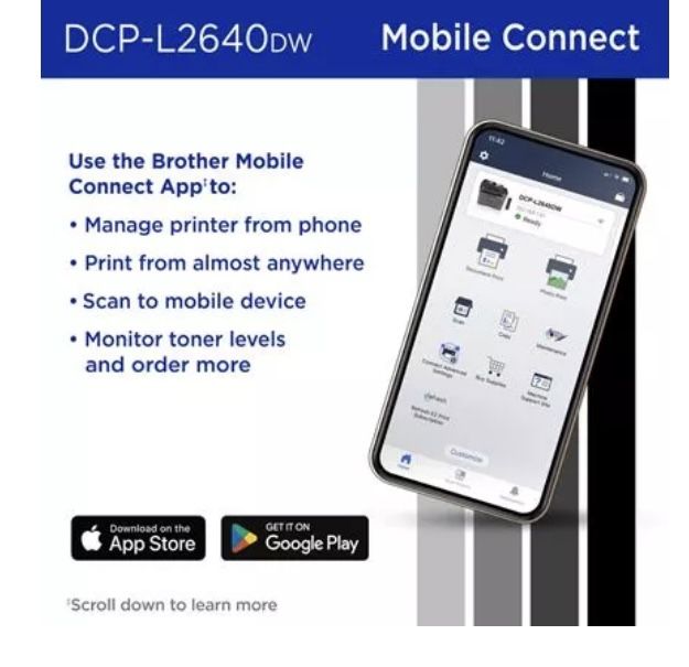 Brother Printer DCPL2550DW - photo 2