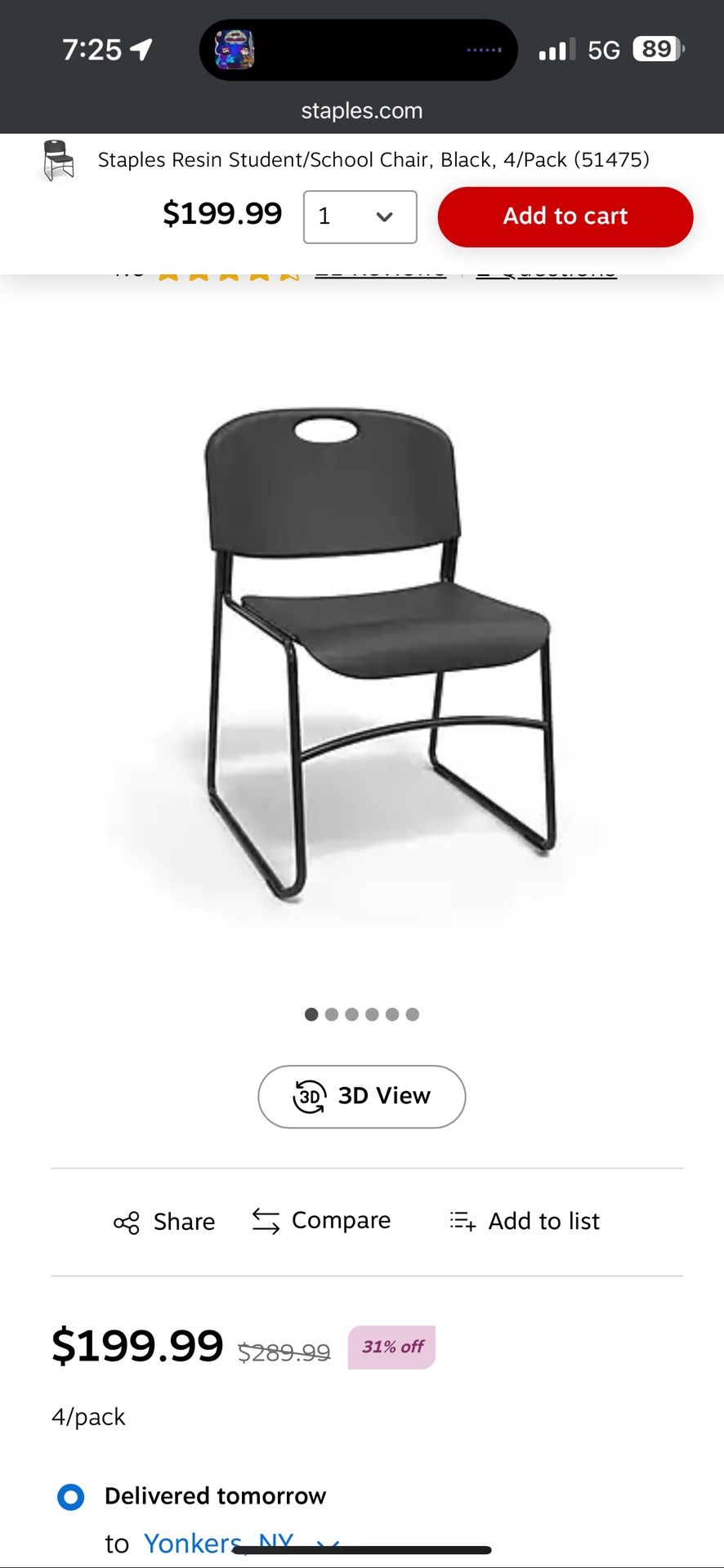 Stacking Chairs