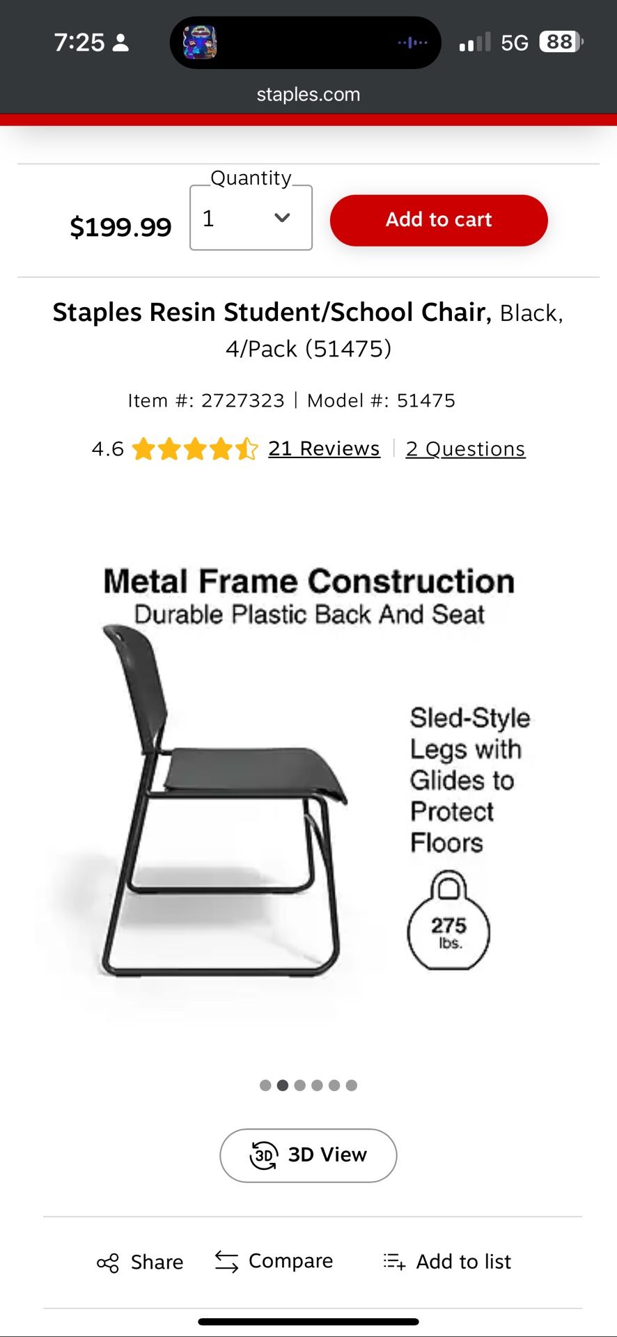 Stacking Chairs - photo 2