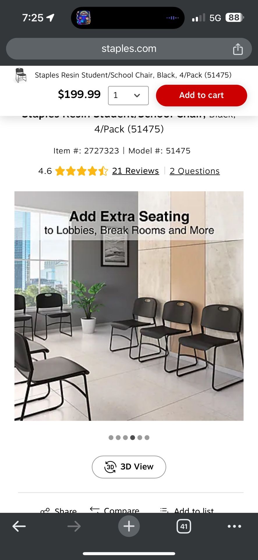Stacking Chairs - photo 3