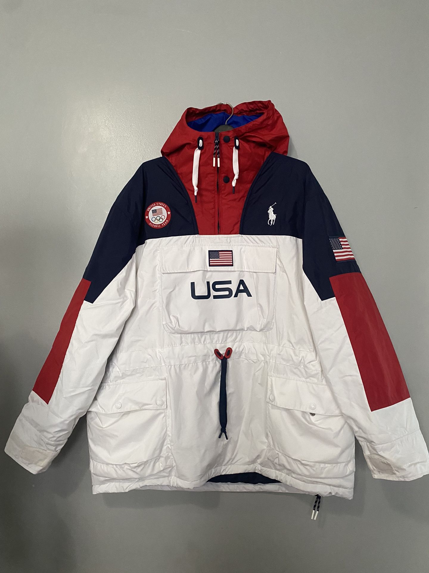 Polo Team USA Olympic Anorak 2022 Jacket Men's M