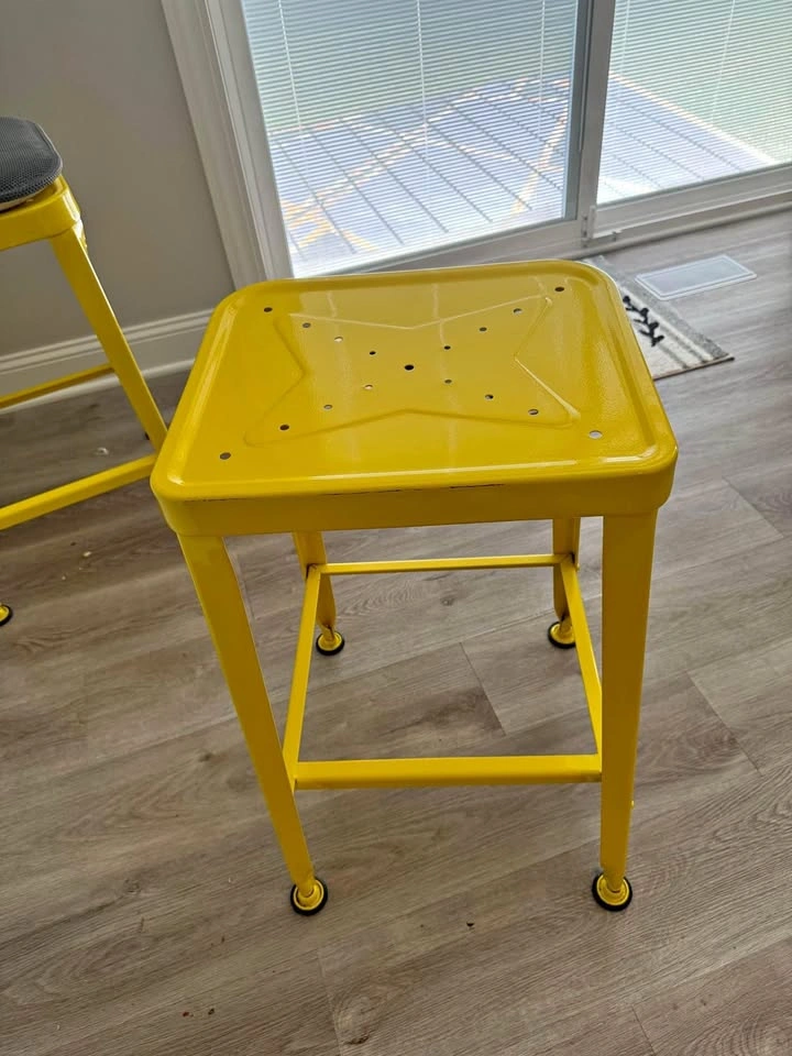 Yellow Bar Stools