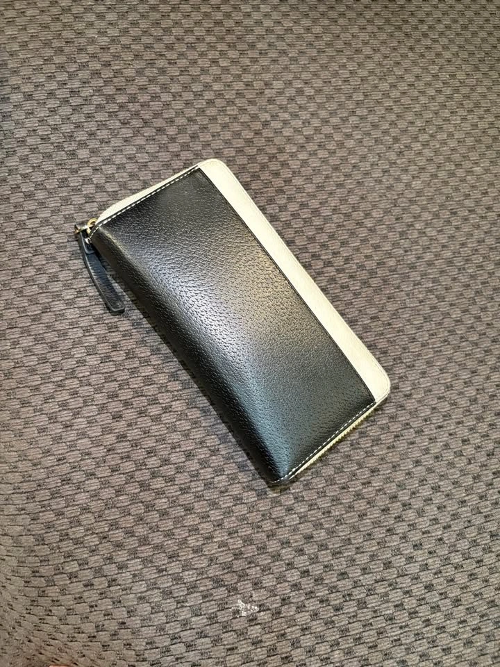 Kate Spade Black & Cream Zip-Around Wallet - photo 2