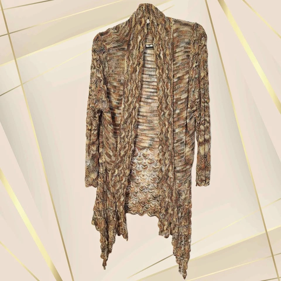 Beautiful Open Knit, Long Cardigan by Simply Couture