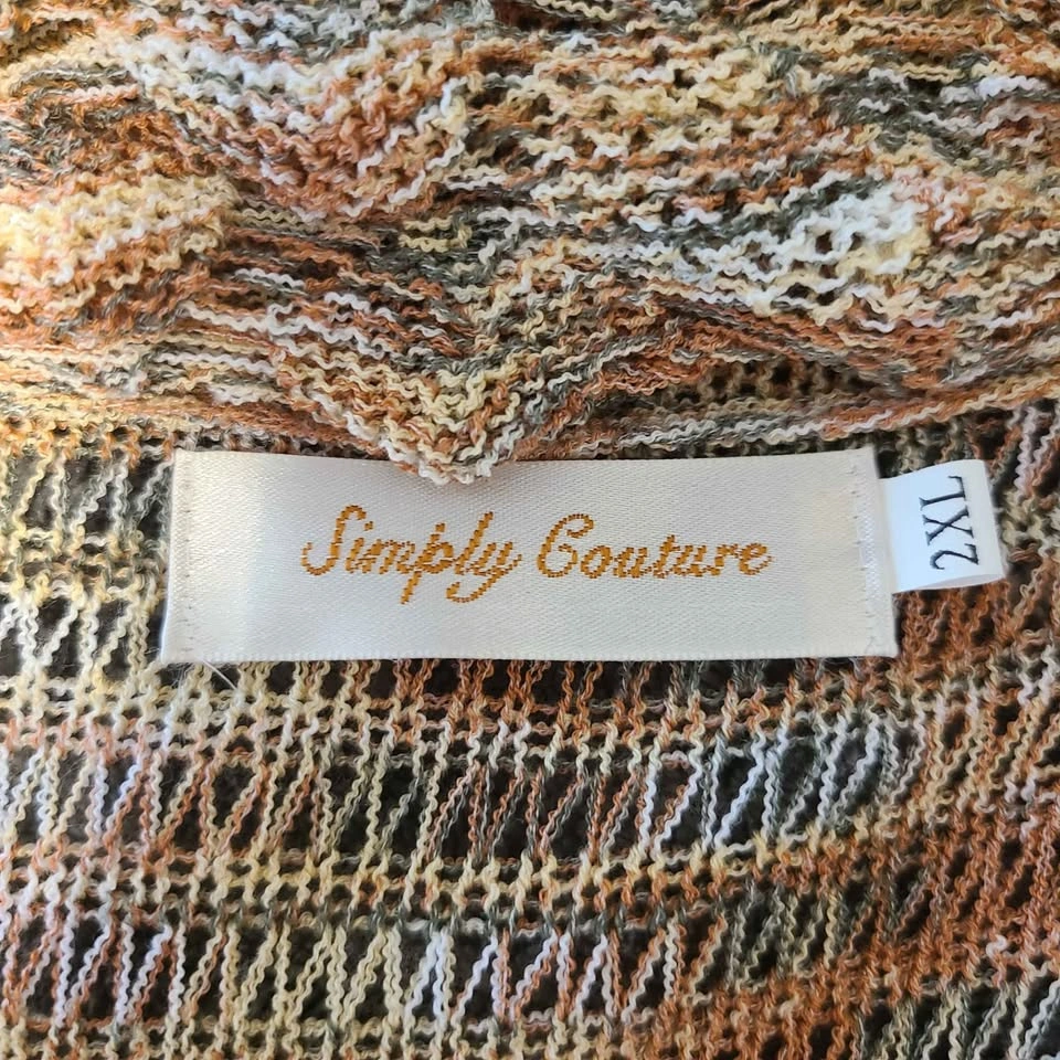 Beautiful Open Knit, Long Cardigan by Simply Couture - photo 3