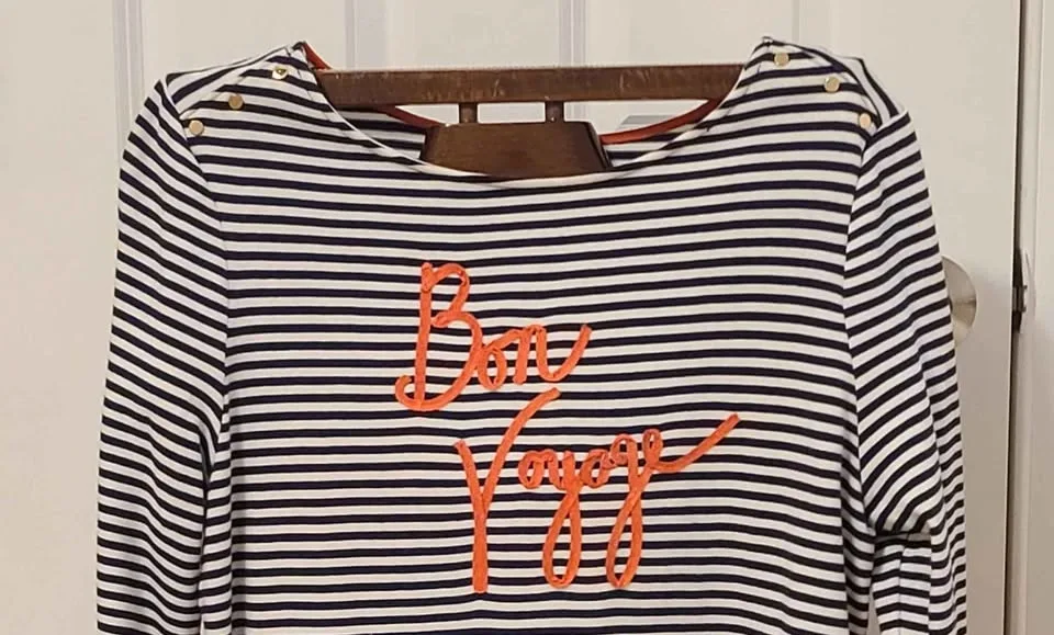 Charter Club Embroidered Striped Top - NWT - XL - photo 4