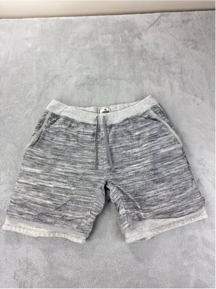 Reigning Champ Men's XL Grey Polyester Shorts - Made in Canada