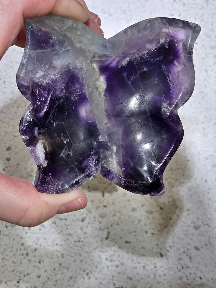 FLUORITE Butterfly Dish