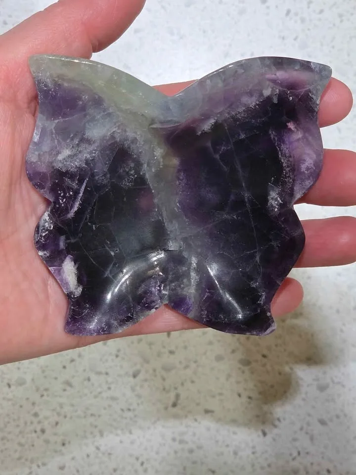 FLUORITE Butterfly Dish - photo 5