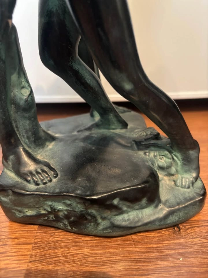 Jackir Collection "The Kiss" Hand Carved Statue 11.5in - photo 3