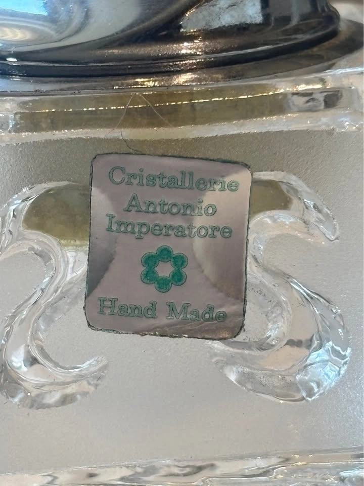 Vintage 1970s Murano Glass Ice Cube Table Lighter - photo 2
