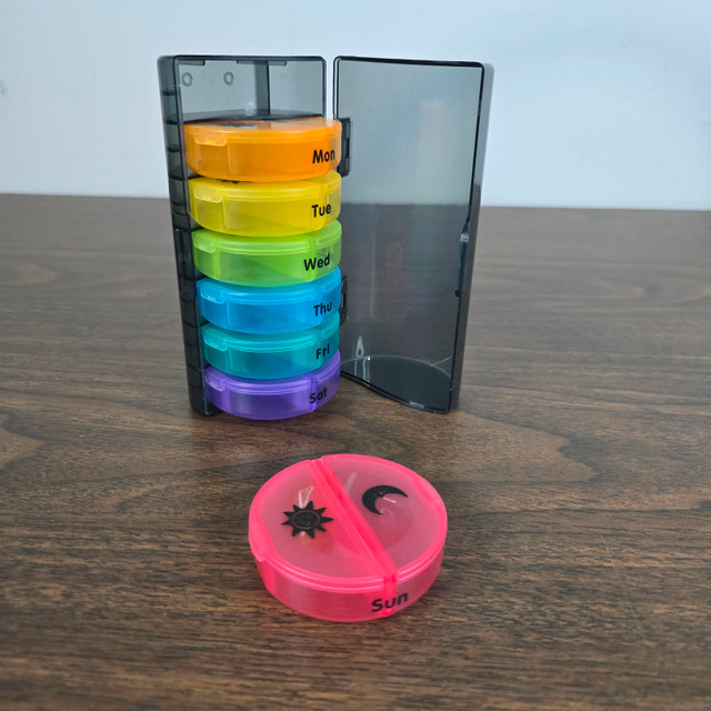 Weekly Pill Organizer 7 Day 2 Times a Day
