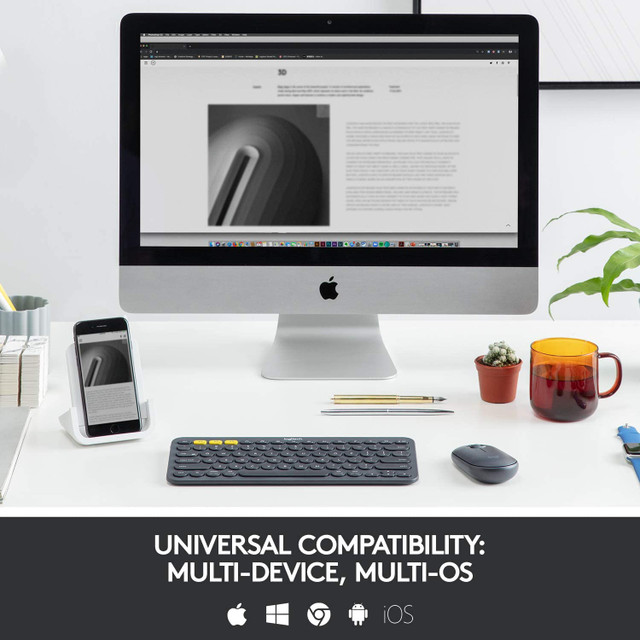 Logitech K380 Multi-Device Bluetooth Wireless Keyboard - photo 3