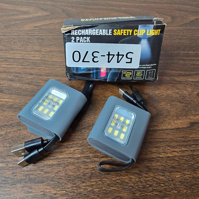2 Pack LED Rechargeable Running Safety Lights